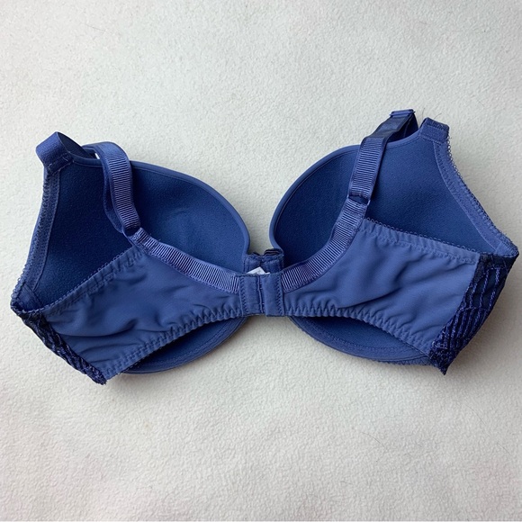 Wacoal Periwinkle Blue La Femme Contour Underwire Bra Size 34DDD - Picture 3 of 4